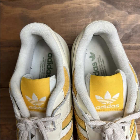 Adidas Men’s Forum Low Classic Originals Sz US 12 Cream/Bold Gold FZ6271 EUC - Picture 15 of 15